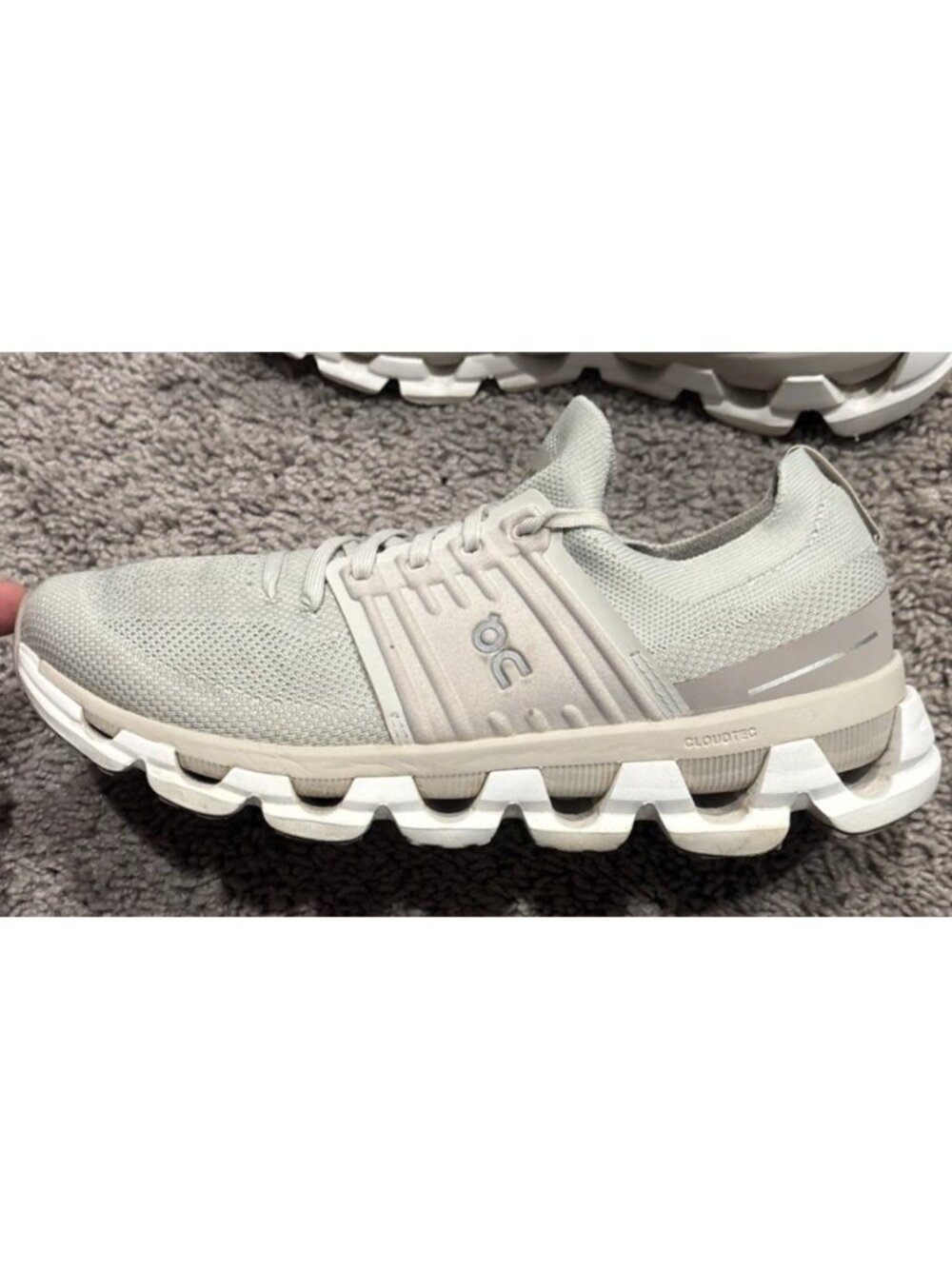 ON CLOUD CLOUDSWIFT 3 RUNNING SHOES WOMEN'S SIZE 8.5 PEARL FOG 3WD10451020
